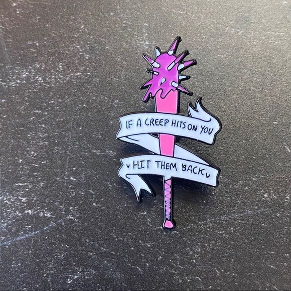Hit A Creep Enamel Pin/ Brooch Lapel - Picture 2 of 6